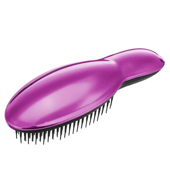 

1pcs Anti-static Hair Brush Comb for Women Electroplate Detangling Massage Combs Salon Styling Tools Ladies Girl Hair Brush Comb