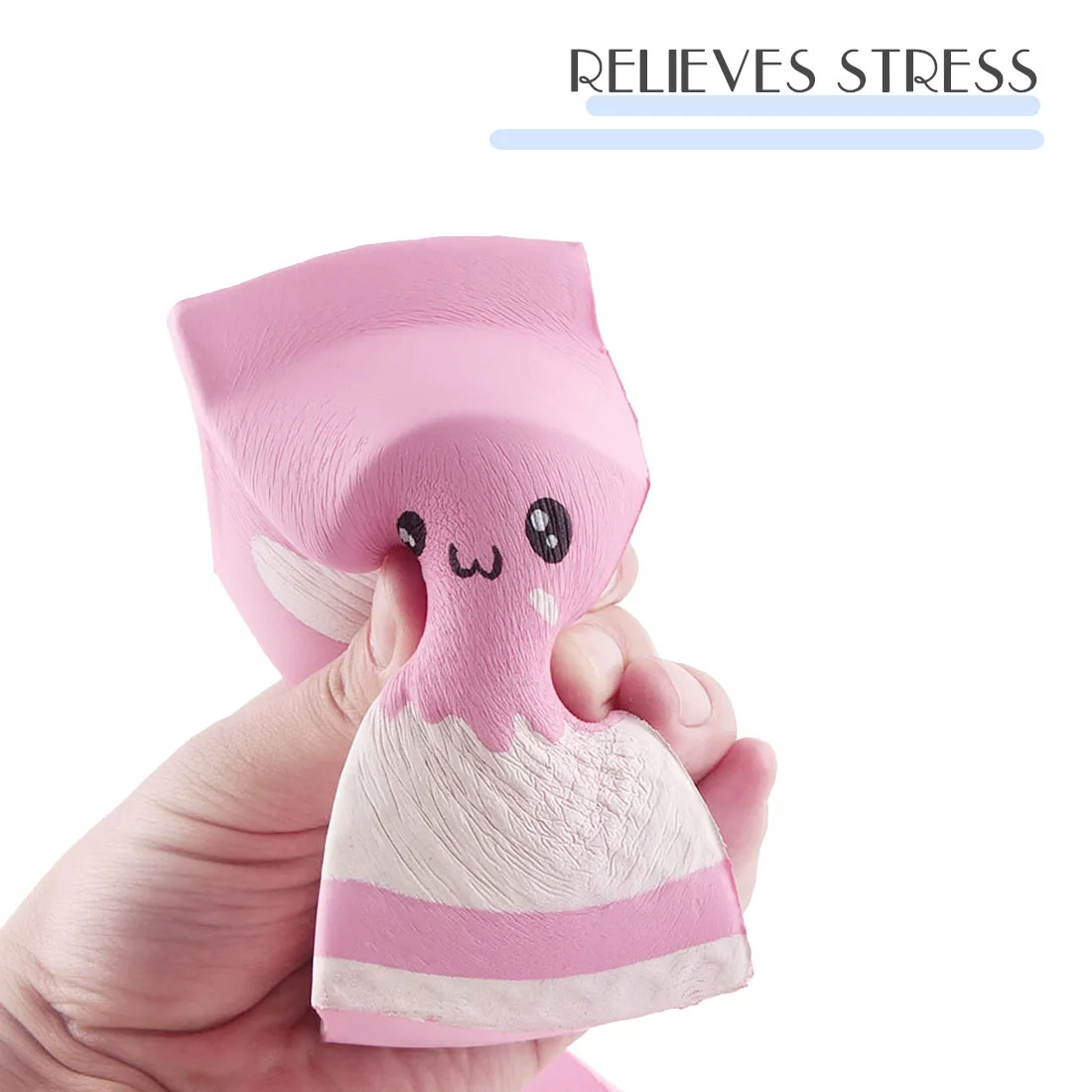 Kawaii милые мягкие мягкими Подвески молока мешок игрушка медленно поднимающийся молочный ящик для детей веселый подарок для взрослых снимает стресс беспокойство Squeeze игрушки