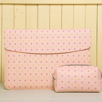 

Computer protective sleeve with power pack suitable for Apple Dell Lenovo notebook liner bag air/pro wave dot pattern waterproof