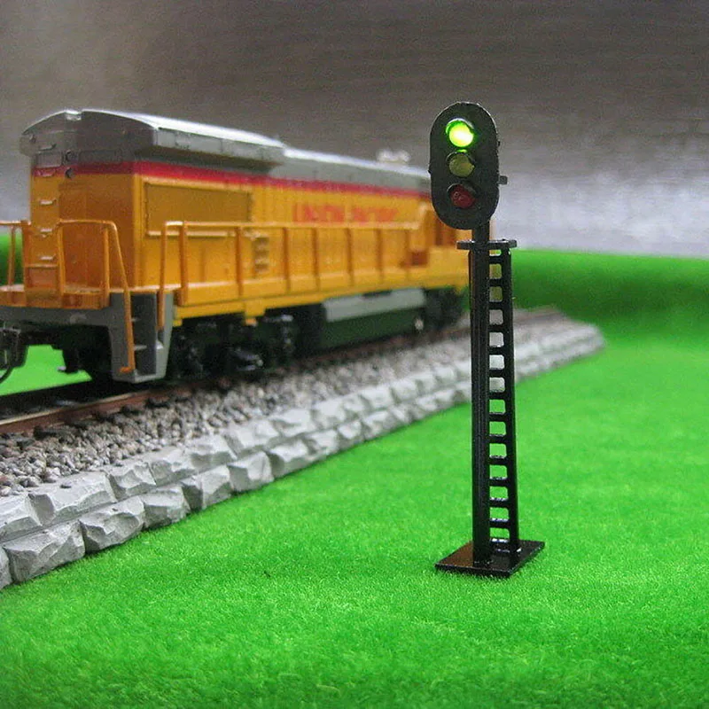 5 шт. накладки для модели железная дорога 3-Light T149 блок сигналов G/Y/R 7,5 см 12 В Led
