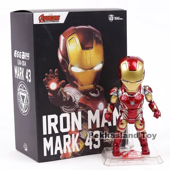

Egg Attack Avengers Iron Man MK43 Light & Action Function PVC Action Figure Collectible Model Toy Doll 18cm