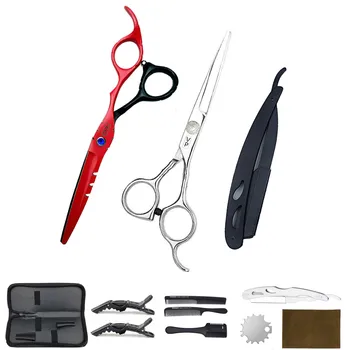 

6In 17cm JP 440C Cutting Shears Thinning Scissors Barber Scissors Professional Hair Scissors Barber shop thinning scissors