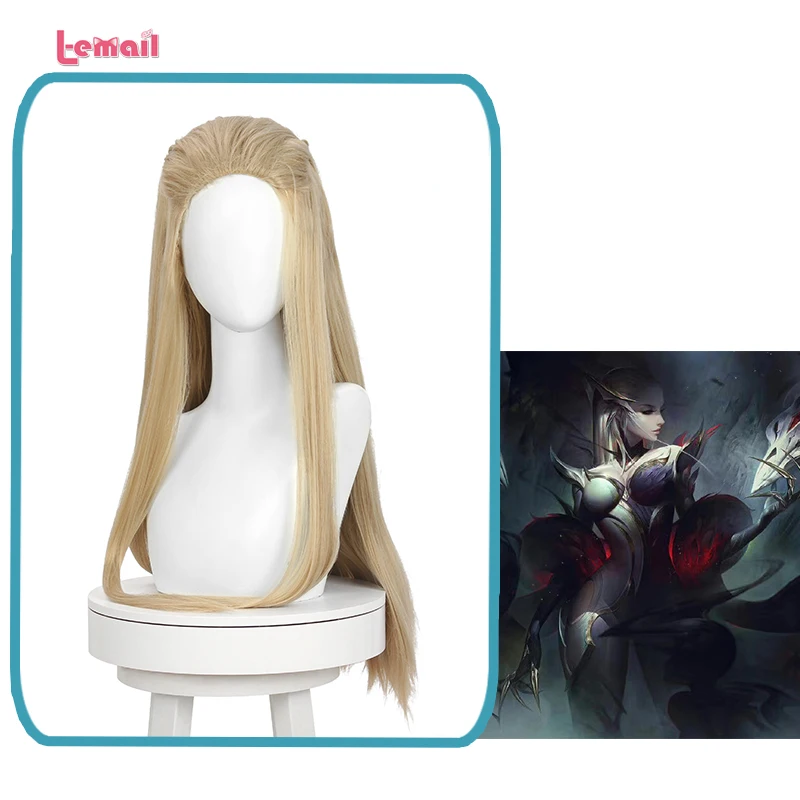 

Game LOL Coven Evelynn Cosplay Wig Golden Hair Heat Reverse Warp Resistant Synthetic Hair Game Cosplay Game Fans Gift