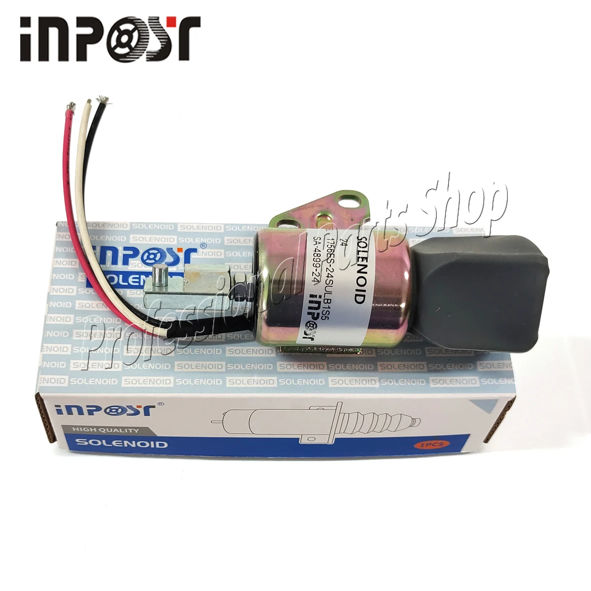 

Stop Solenoid SA-4899-24 24V For Kubota Z482 D722 D902 Engine Generator SA-4899 1756ES-24SULB1S5