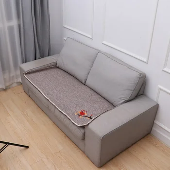 

Owl Pattern Sofa Pad Beautiful Sofa Mat Creative Sofa Protective Pad Comfortable Sofa Mat for Home Living Room