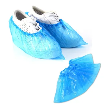 

Disposable Plastic Anti Slip Boot Safety Shoe Cover Cleaning PVC 100 Pcs/Pack Medical Waterproof Boot Covers