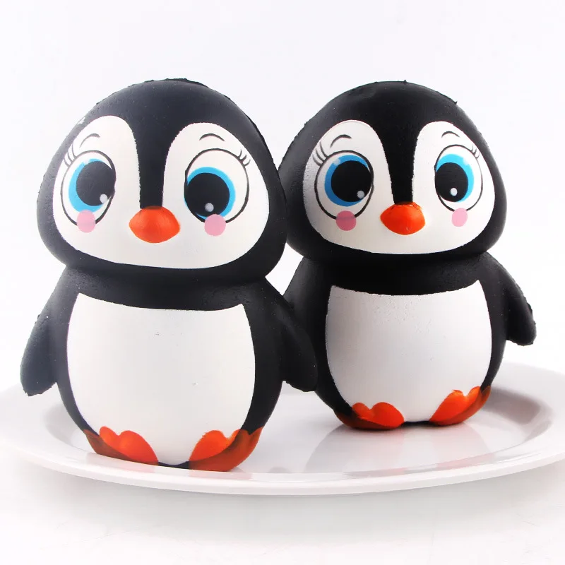 

SquishMeez High Quality Soft Slow Rising Cute Lovely Animal Penguin Stress Fidget Jumbo Squishy Toys With Good Smell Scented