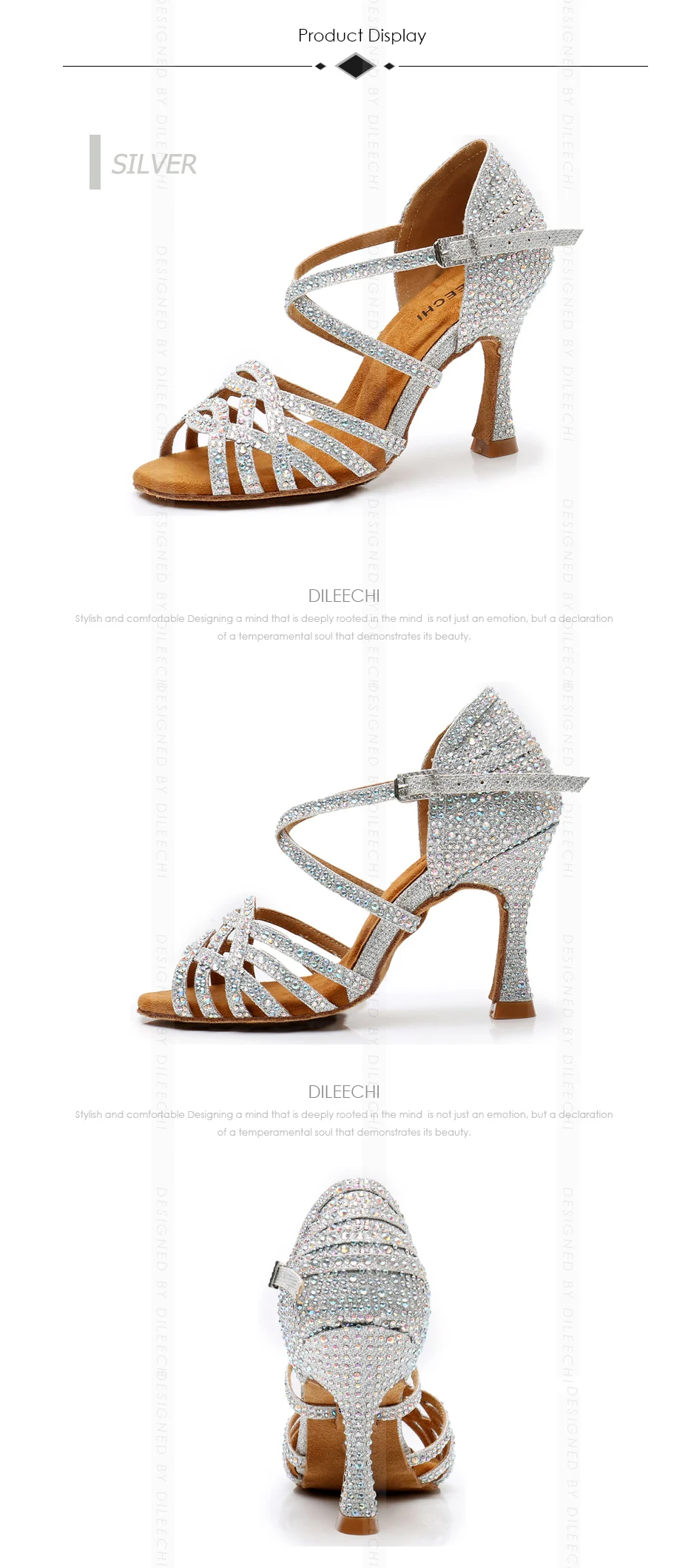 鞋子图片展示-银色