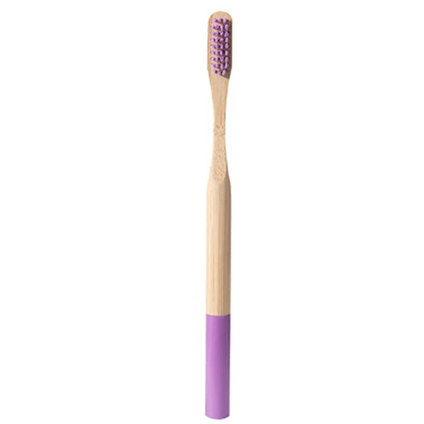 Newly Environmentally Wood Rainbow Toothbrush Wooden Handle Tooth Brush for Home Travel