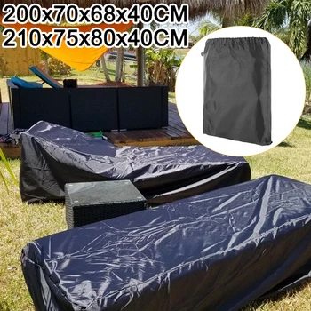 

Outdoor Patio Chairs Sunbed Lounger Dust Cover Waterproof Furniture Protection