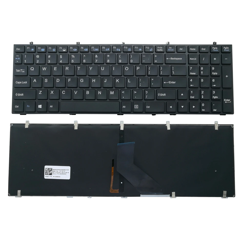 Teclado americano para avell g1511 max g1511