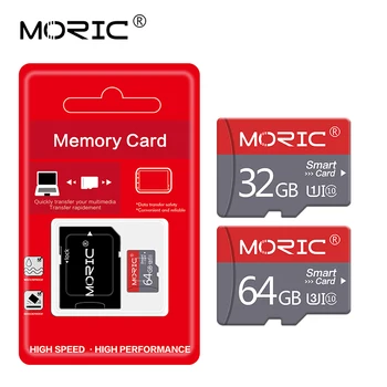 

Newest Moric Micro SD 4gb 8GB 16GB 32GB 64GB 128gb 256GB Class 10 mini TF Card cartao de memoria Flash Memory with free Adapter