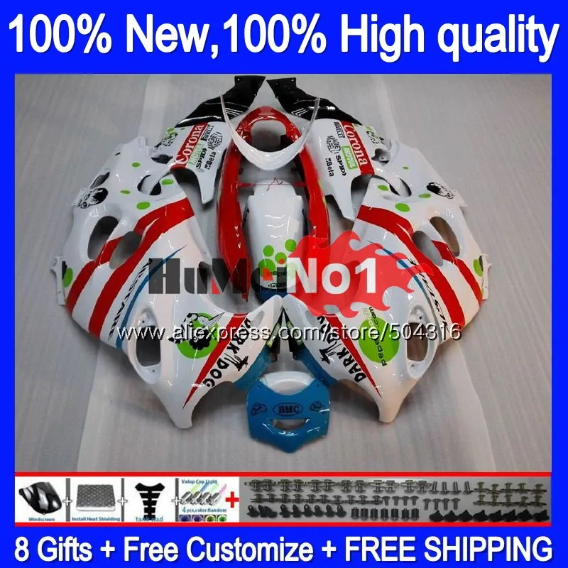Корпус для SUZUKI Катана GSX750F GSXF750 2003 2004 05 06 07 красный, белый 13MC. 53 GSXF 750 600 GSXF600 03 04 2005 2006 2007 обтекатель