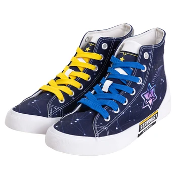 

Canvas Shoes!! Anime & Cartoon Stardust Cosplay Student Fashion High Shoes Unisex Everyday Wear Autumn New Style Hot Selling