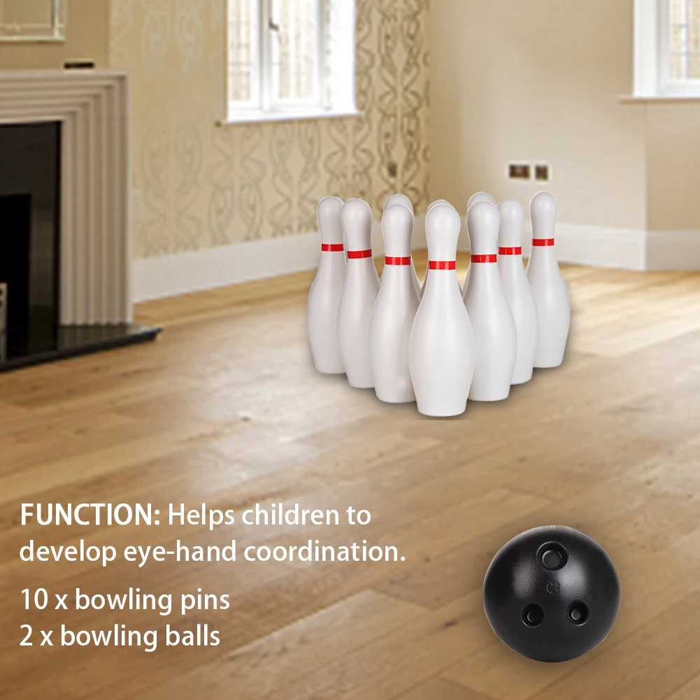 Hand Eye Coordination Parent Child Gifts Early Educational Sport Toy Kids Bowling Game Set Intelligence Development Kindergarten