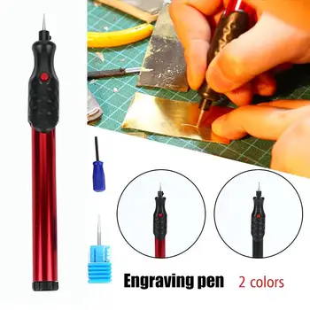 

Electric Engraving Pen Engraver Jewellery Glass Tools Carving Battery Powered 12000rpm Multifunctional Professional