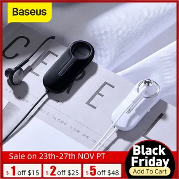 

Baseus Bluetooth Earphone A06 Portable Wireless Headset Bluetooth 5.0 Headsphones with Clip for Driving Car for iPhone Huawei