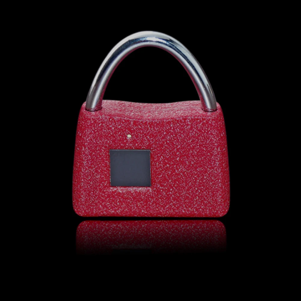

Zinc Alloy Keyless Security Office Fingerprint Padlock Mini Anti Theft Smart Quick Unlock USB Rechargeable Electric Door Lock