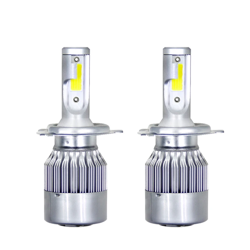 6000K 2pcs Muxall 2XH4 светодиодный H7 H11 H8 HB4 H1 H3 HB3 лампы для автомобильных фар 72 Вт 8000LM стайлинга автомобилей 3000K 6500K 4300K 8000K светодиодный помощи при парковке - Испускаемый цвет: 6000K 2pcs