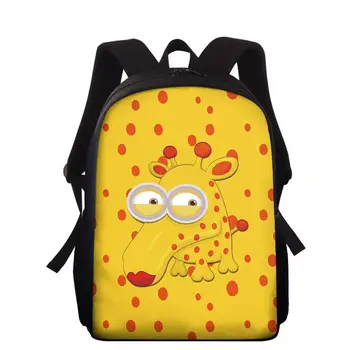 

HYCOOL Backpacks for Women Funny Cartoon Smile Animal Print Children Kids Book Bags School Student Boys Girls Casual Backpack