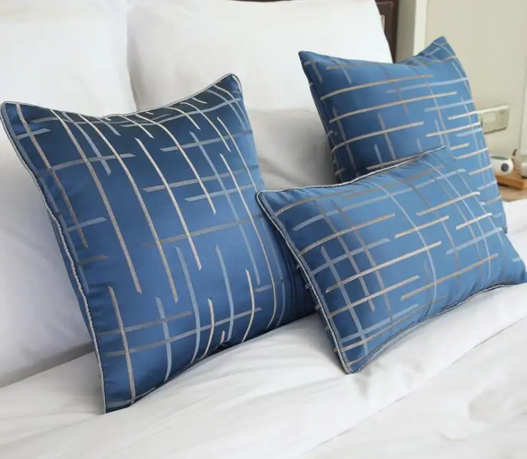 Geometric Strips Bedspreads Polyester Bed Runner Luxurious Bed Flag Decoration Bed Cover For Home Hotel Use