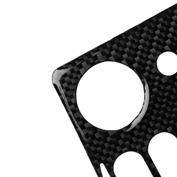 

Parts CD Panel Trim Accessories Car Auto Interior Inner Carbon Fiber Black Console Sticker