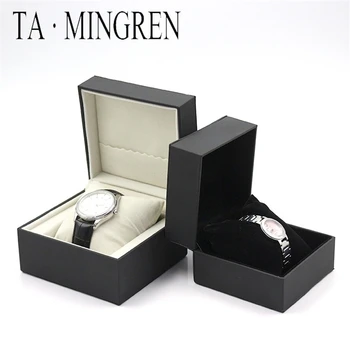 

New high-end fashion watch display jewelry box PU leather storage box Valentine's Day gift explosion models can be customized