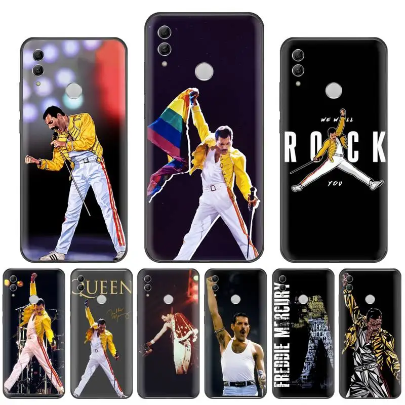 Freddie Mercury Queen band чехол для телефона Huawei P9 P10 P20 P30 Pro Lite smart Mate 10 20 Y5 Y6 Y7 2018 2019 | Мобильные