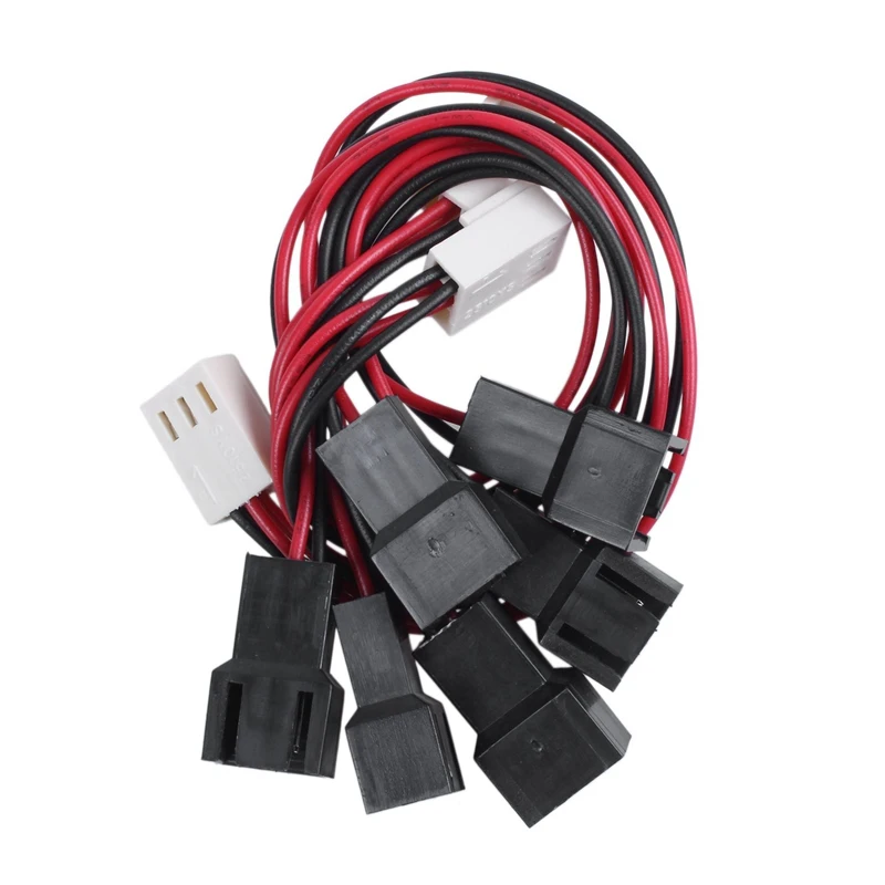 PC splitter extension cable to double male fan 3 pin female 20 cm