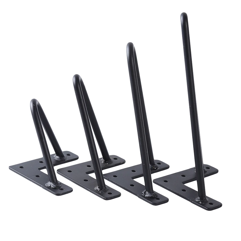 

High Quality Home Metal hairpin table Desk leg iron support leg for Sofa cabinet Chairs DIY Handcrafts Furniture hardware