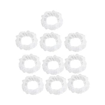 

400Pcs Disposable Plastic Steering Wheel Cover Anti-Dust Clear Car Steering Wheel Cover