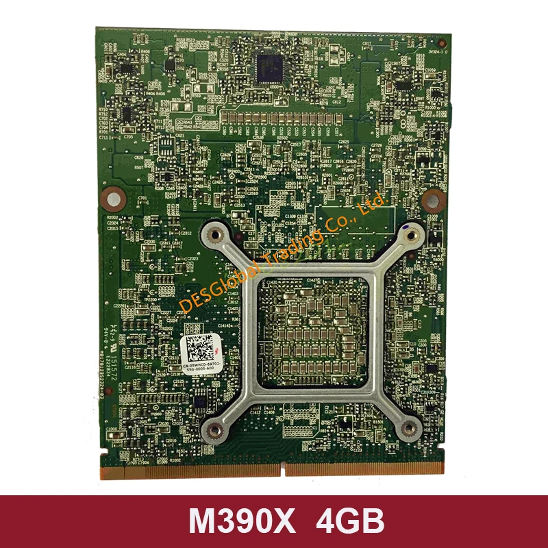 FirePro M390X с x-кронштейном 4 Гб видеокарта VGA 109-C95847-00B-02 для Dell Precision M7710 M7720 Ноутбук полностью протестирован