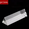 Triangular Prism Rainbow Glass Science Experiment Optical Glass Prism for Children To See The Refraction of  Light 14*14*87 ► Photo 3/6