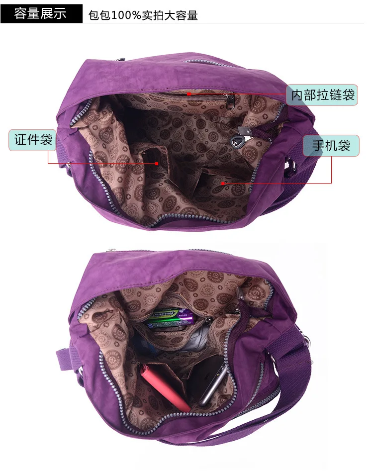 Light Multi-functional Mummy Bag Shoulder Large-Volume Mommy Bag MOTHER'S Bag Fashion Expectant Pregnant Women Nursing Backpack