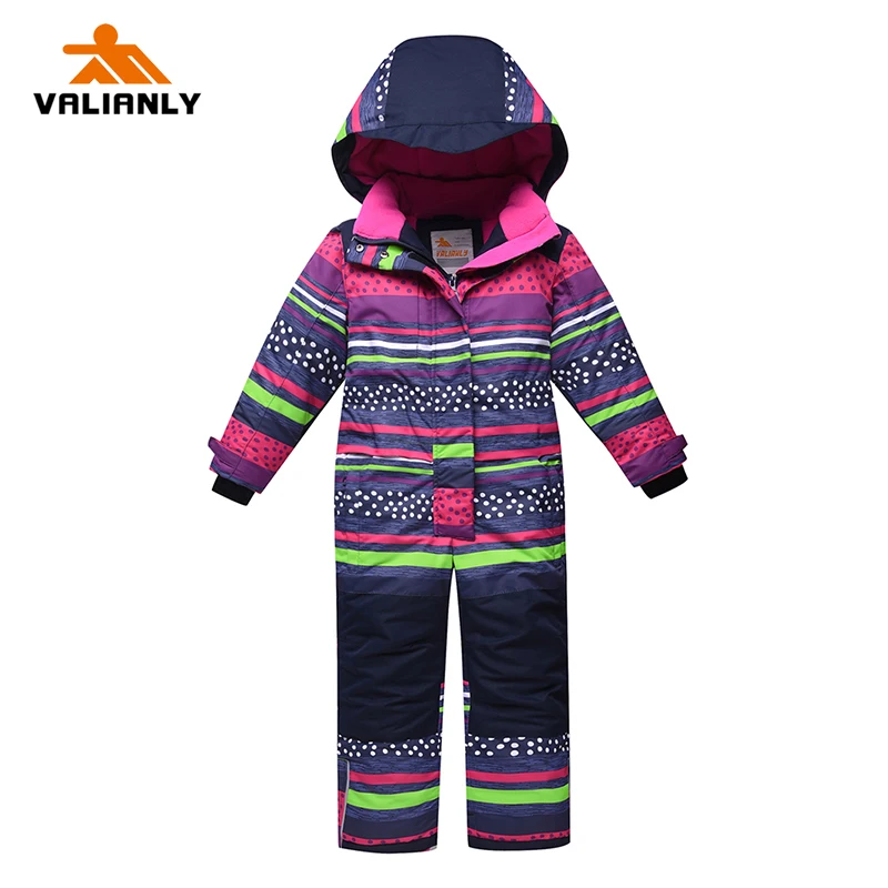 

2020 High Quality Kids Winter Jumpsuit Kids Ski Suit Winter Snowsuit Hooded Cotton Warm Outdoor Wear Children One Pieces Russian
