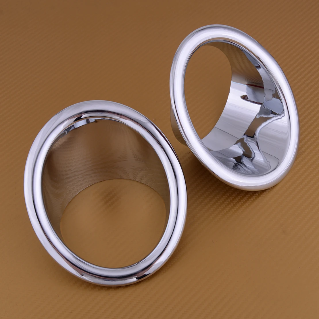 CITALL Car 2Pcs Chrome Front Fog Light Lamp Cover Trim ABS Fit For Ford Explorer 2011 2012 2013 2014 2015 | Автомобили и