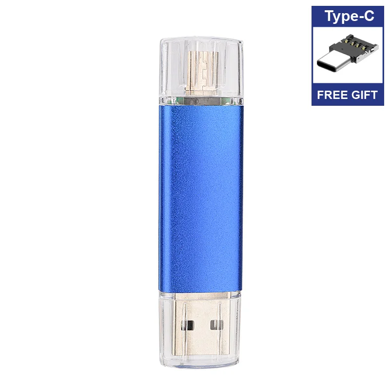 

Gift Type-C adapter USB flash drive OTG high Speed drive 64 GB 32 GB 16 GB 8 GB 4GB external storage double USB Stick