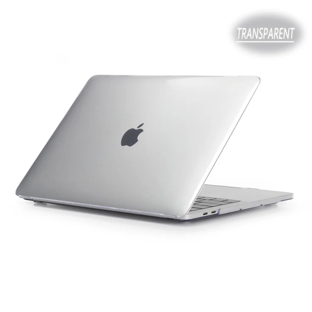 Прозрачный чехол с кристаллами для Apple Macbook Air Pro retina 11 12 13 15, чехол для ноутбука с сенсорной панелью+ прозрачная пленка для клавиатуры