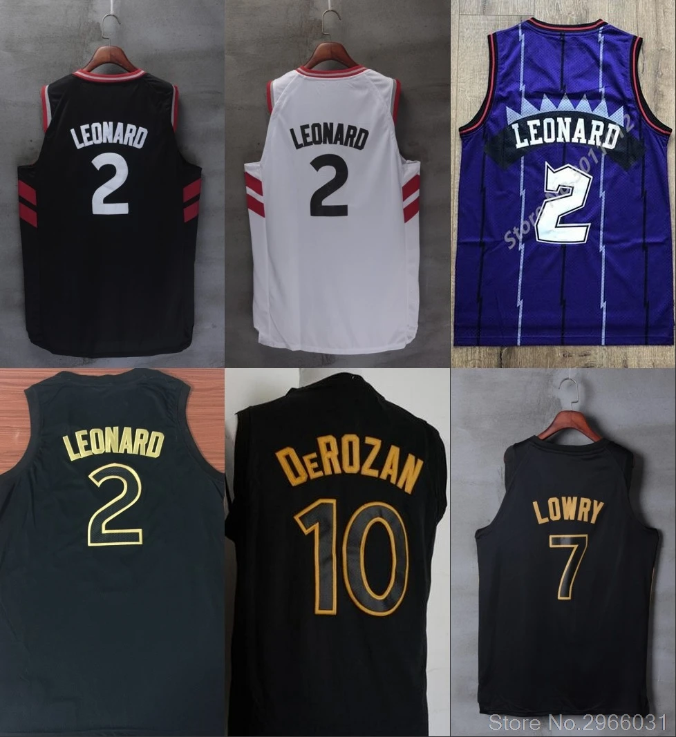Мужская Высокая Школьная майка сшитая Размер S-XXL DeMar DeRozan 10 Kawhi Leonard 2 Kyle Lowry 7