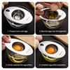Stainless Steel Egg White Separator Tools Eggs Yolk Filter Gadgets Kitchen Accessories Separating Funnel Spoon Egg Divider Tool 4