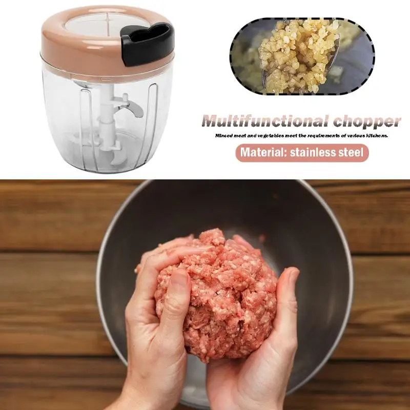 Ручная мясорубка из нержавеющей стали домашняя кухня фрукты овощи орехи травы