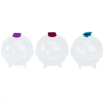 

6 Pcs Ice Ball Moulds Whiskey Ice Ball Mold Sphere Ice Making Tool Bar Accessory