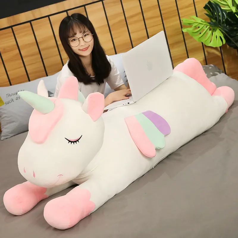 50-130cm Creative New Style Unicorn Plush Toys Animal Unicorn Dolls for Children Boys Birthday Gifts Baby Toy Christmas