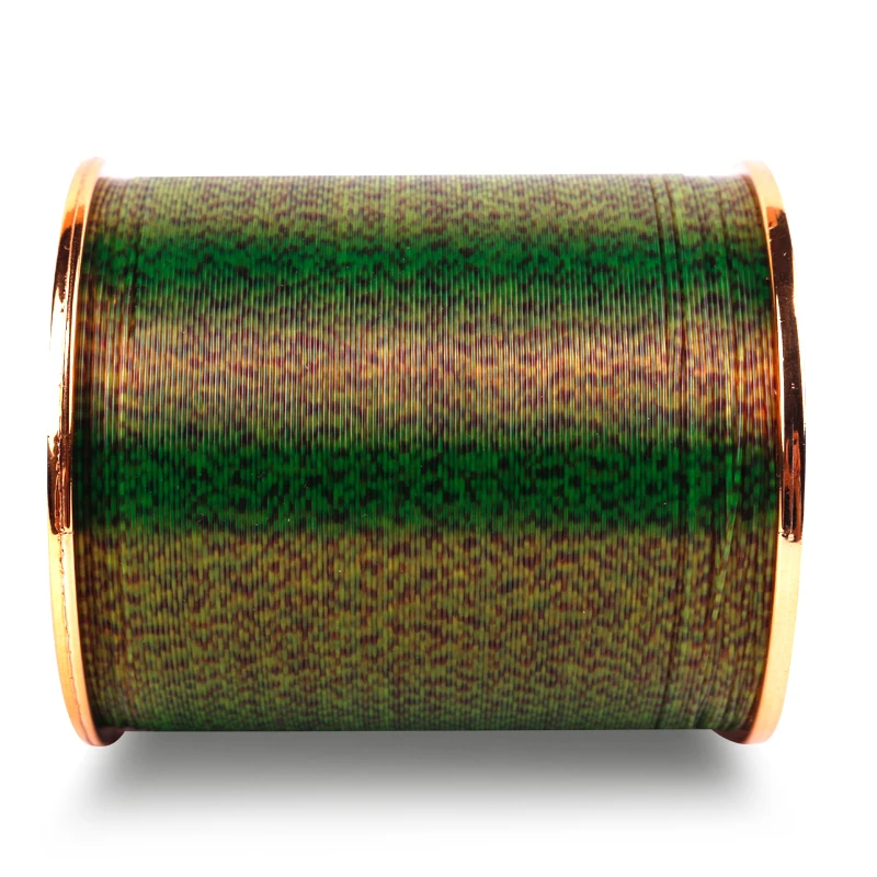 500 m unsichtbare Angelschnur 3D bionische gefleckte Angelschnur Speckle Karpfen Fluorkohlenstoffbeschichtung Monofilament Nylon Angelartikel – Detail 4