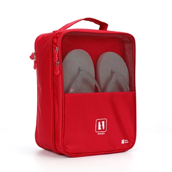 

small waterproof Portable Storage Bag Travel Zip Tote Beach Plastic Bags Shoe Home rangement vetement Storage Organizer EA60SN