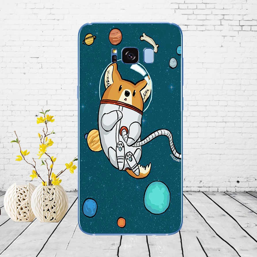 11 81DD супер милый щенок корги Мягкий силиконовый чехол для Samsung Galaxy S6 S7 edge S8 S9 S10 plus A70 A50 чехол - Цвет: 11