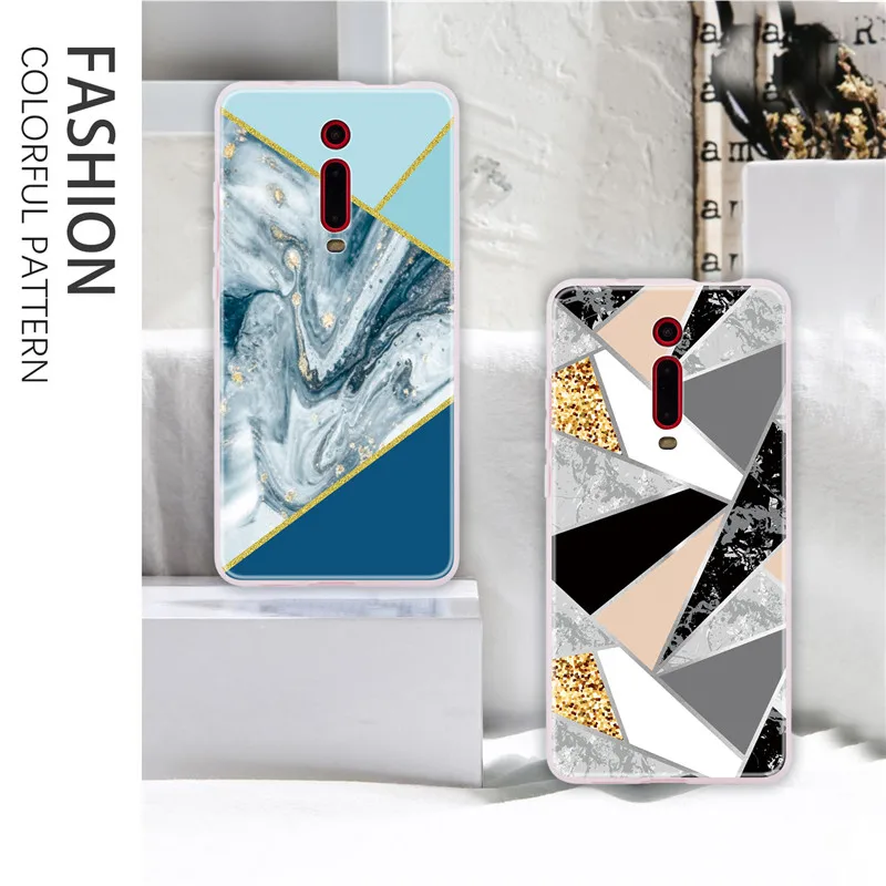 Мраморный чехол для Xiaomi Redmi K20 8A 7A 6A 5A 4A 5plus Note 8 7 6 5 Pro S2 Y2 Mi CC9 CC9E 9T 9 A2 A3 Lite мягкая