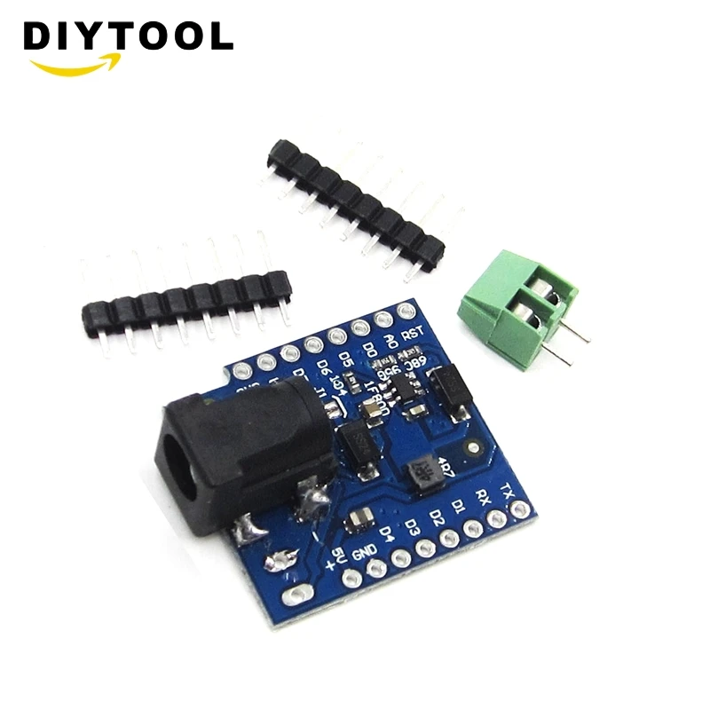 

DC Power Shield V1.1.0 for WEMOS D1 mini