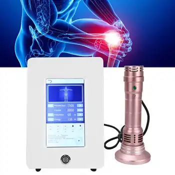 

ED Shock Waves Treatments Machine Pain Relief Shockwave Physiotherapy Shockwave Instrument Rose Gold Treatment Body Relax