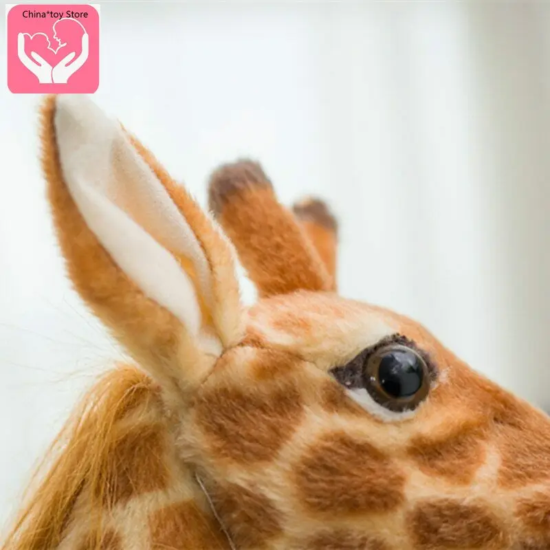 Big Size Lifelike Giraffe Plush Toys Stuffed Animal Dolls High Quality Gift Kid 